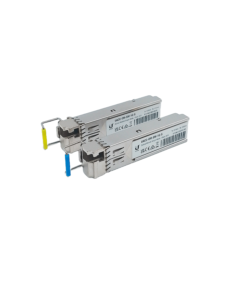 Ubiquiti UACC-OM-SM-1G-S-2 - Módulo SFP MonoModo/ Transceptor Mini Gbic/ Rendimiento