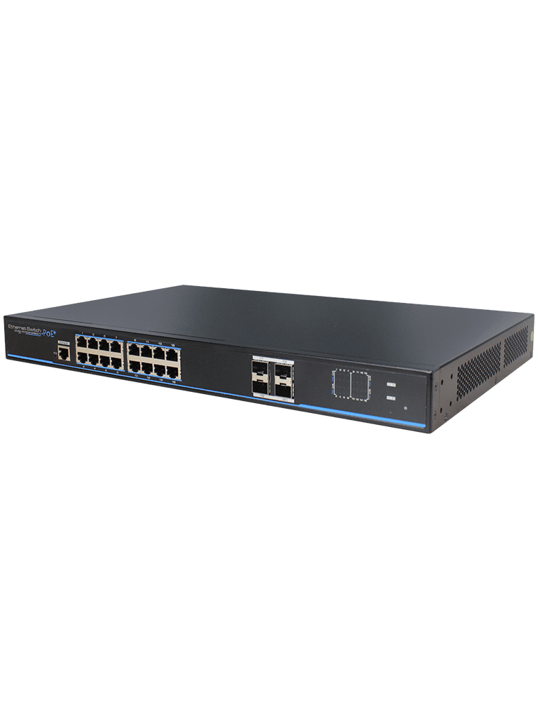 Utepo UTP3-GSW1604S-MTP250 - Switch Gigabit PoE/ Administrable Capa 2/ 16