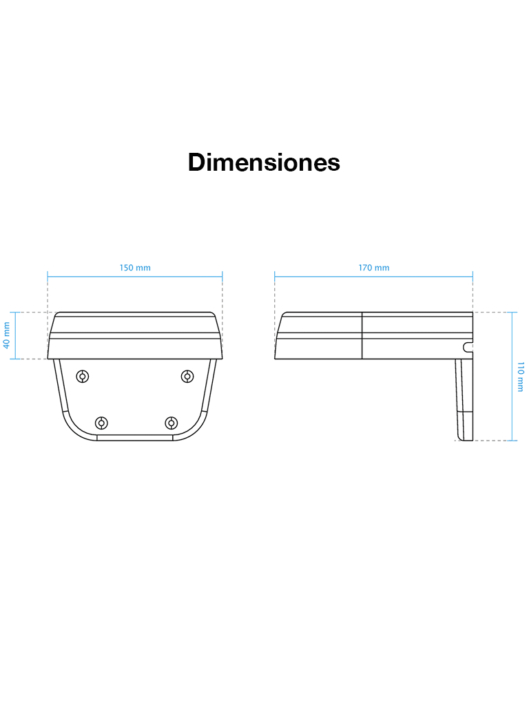 VIVOTEK AM-21A - Soporte de pared tipo L de exterior