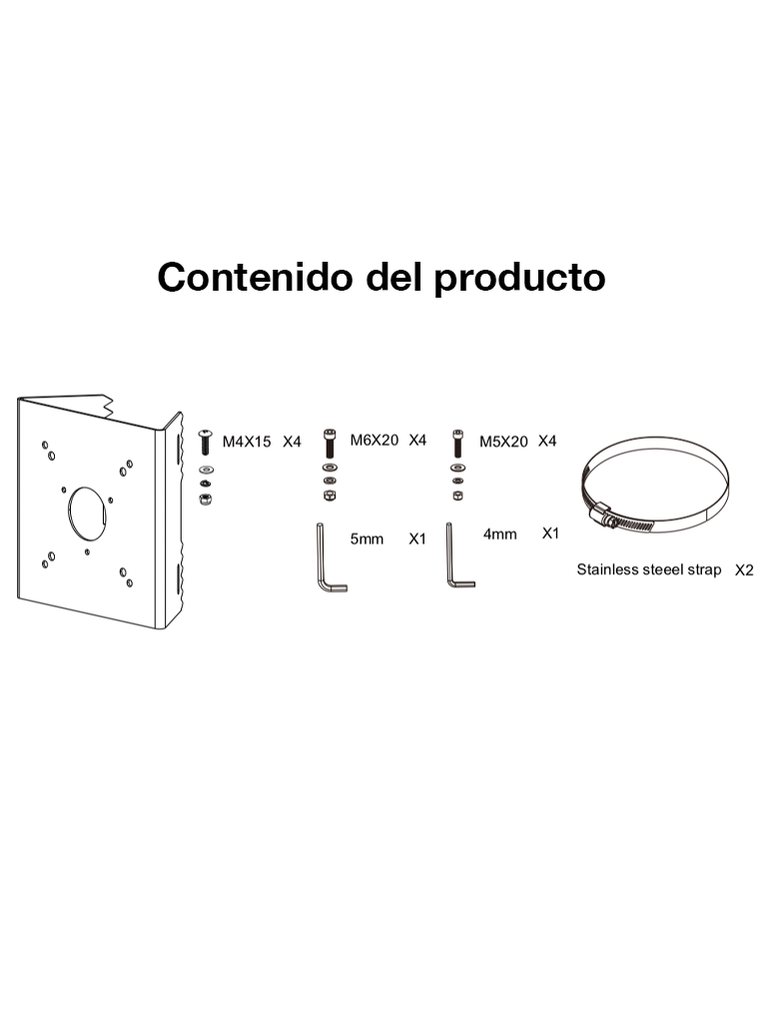 VIVOTEK AM-312 - Soporte de exterior para montaje en poste