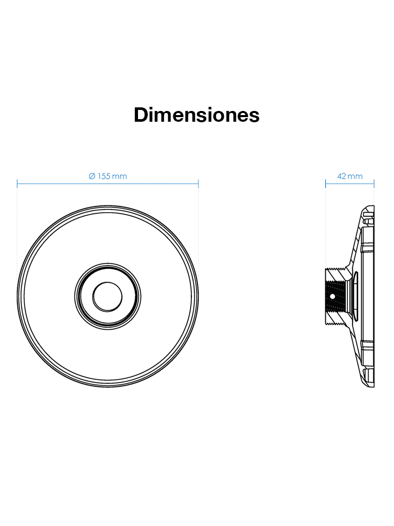 VIVOTEK AM-525 - Base para montaje de camaras domo exteriores