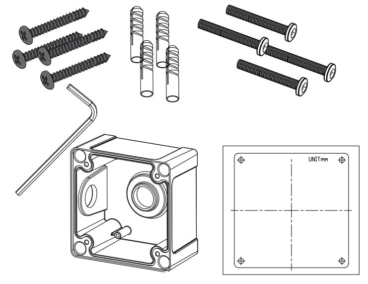 VIVOTEK AM719 - Caja de conexiones para exterior / Montaje