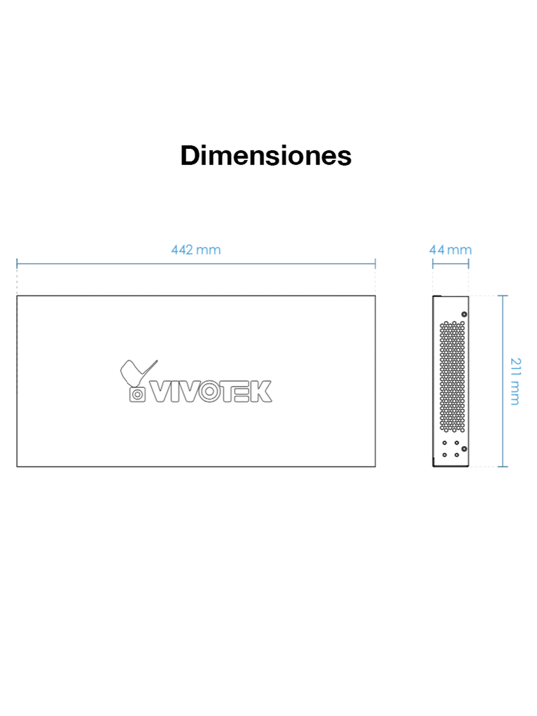 VIVOTEK AW-GEV-267A-370 - VIVOCAM Switch PoE Administrable L2+/ 24 puertos