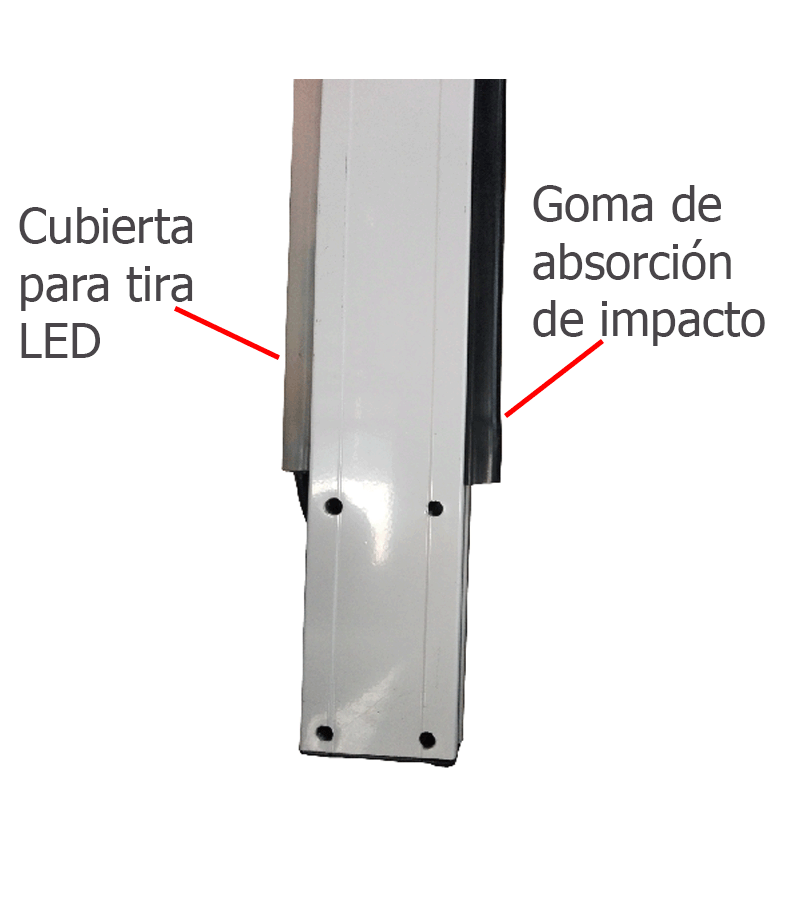 WEJOIN WJLBM4L - Brazo recto  LED de 4 metros