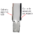 WEJOIN WJLBM4L - Brazo recto  LED de 4 metros