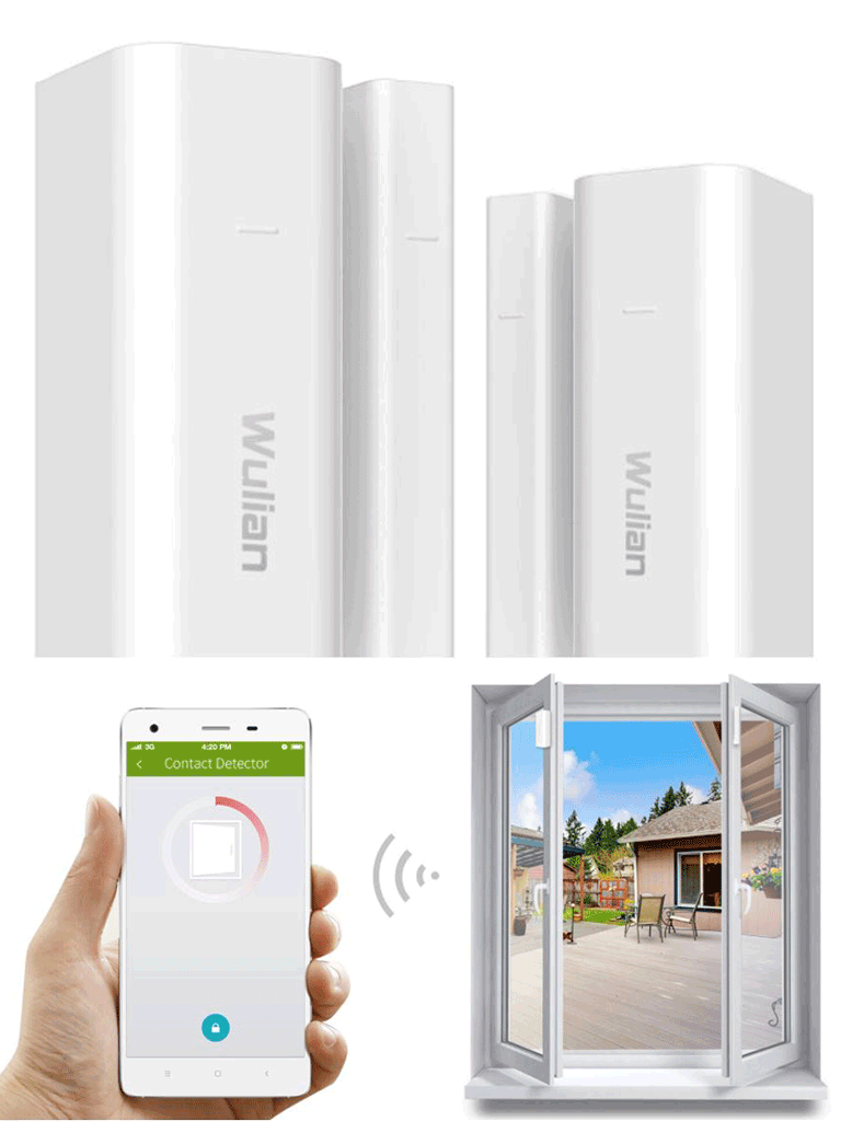 WULIAN DOORDETECTOR - Contacto Magnético Inteligente para Puerta o Ventana