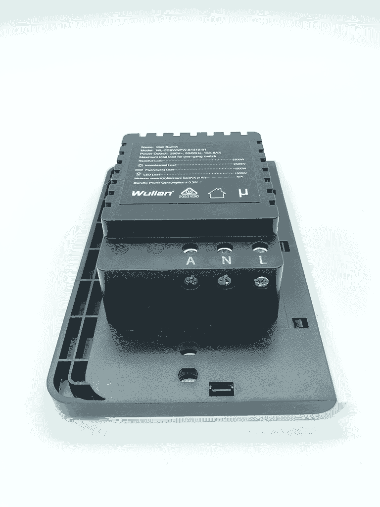 WULIAN SWITCHA1LN - Apagador inteligente formato americano con conexion a