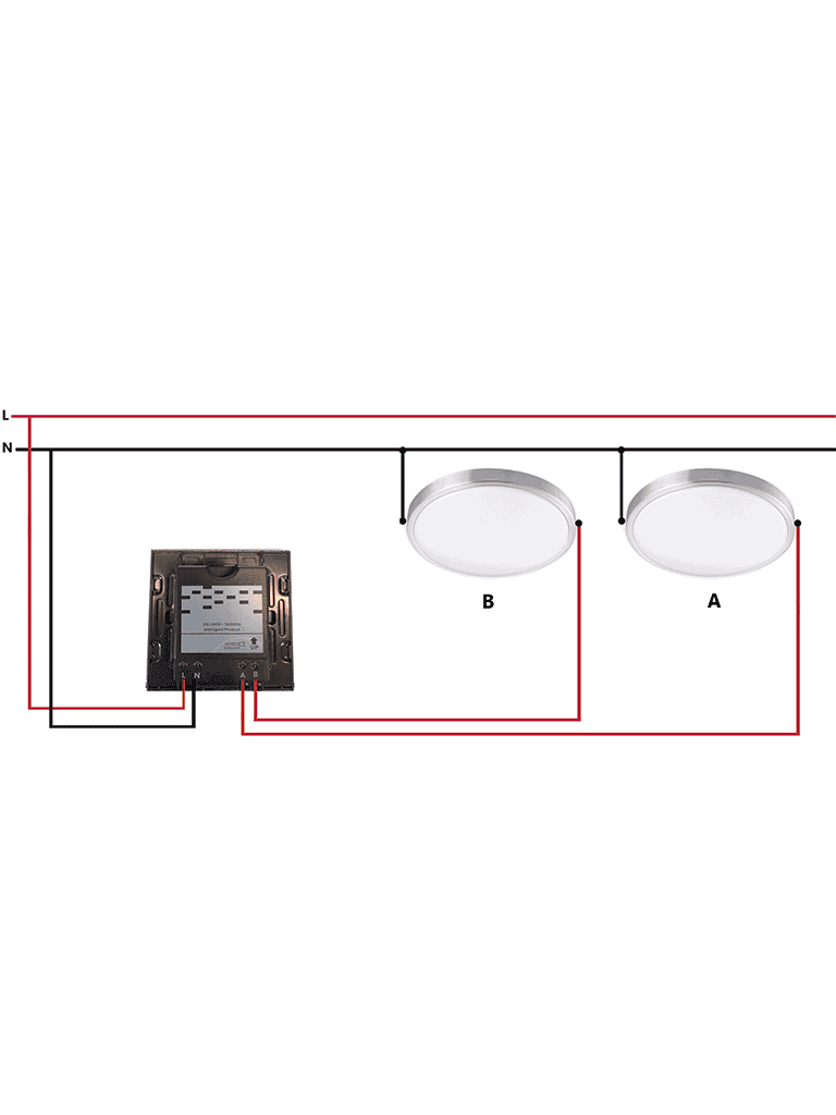 WULIAN SWITCHT2LN - Apagador Inteligente Touch con 2 Botones /