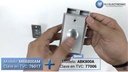 YLI ABK800A - Botón liberador con estructura de aluminio función