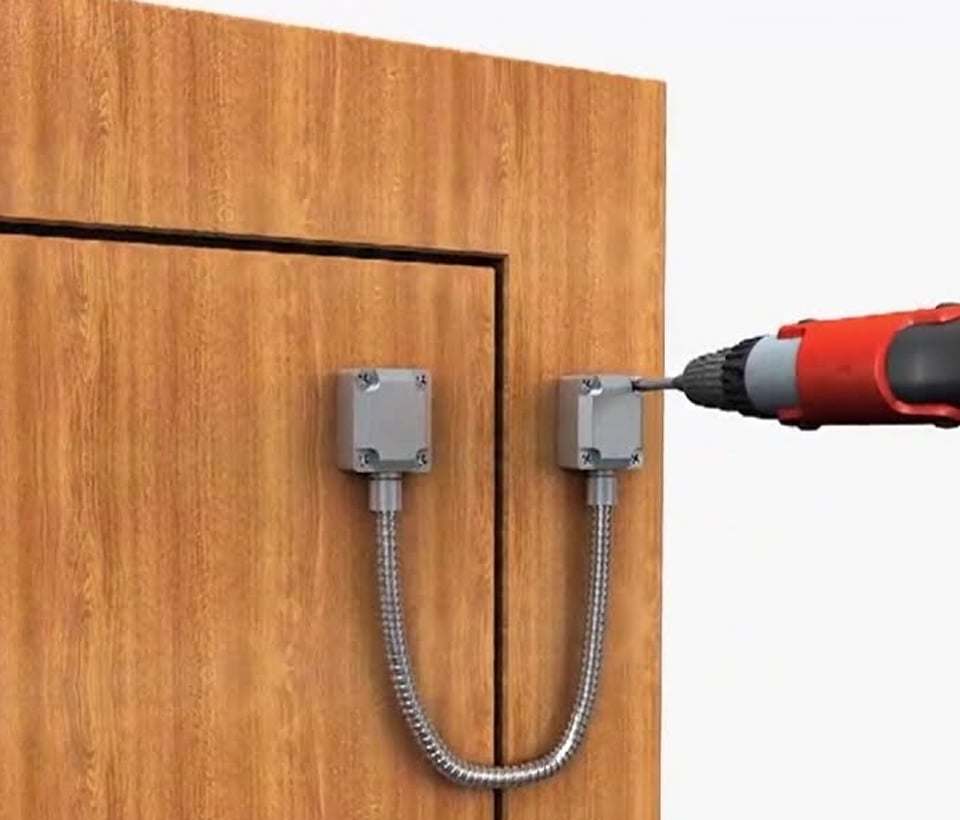 YLI DLK401 - Lazo de puerta para proteccion de cableado