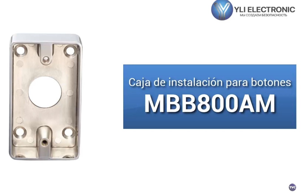 YLI MBB800AM - Caja para instalación de botón liberador de