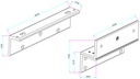 YLI MBK280NZL - Soporte de fijación ZL de aluminio para