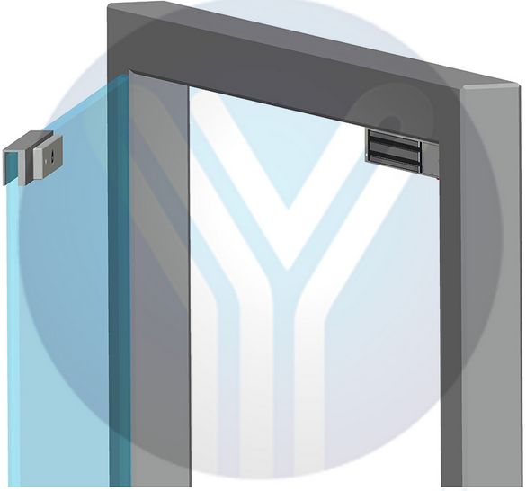 YLI MBK280UL - Soporte para montaje de electroimán para puerta