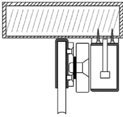 YLI MBK280UL - Soporte para montaje de electroimán para puerta