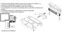 YLI MBK280ZLW - Sopote en ZL para instalacion de cerradura