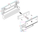 YLI MBK500NZLW - Soporte de fijación en Z y L