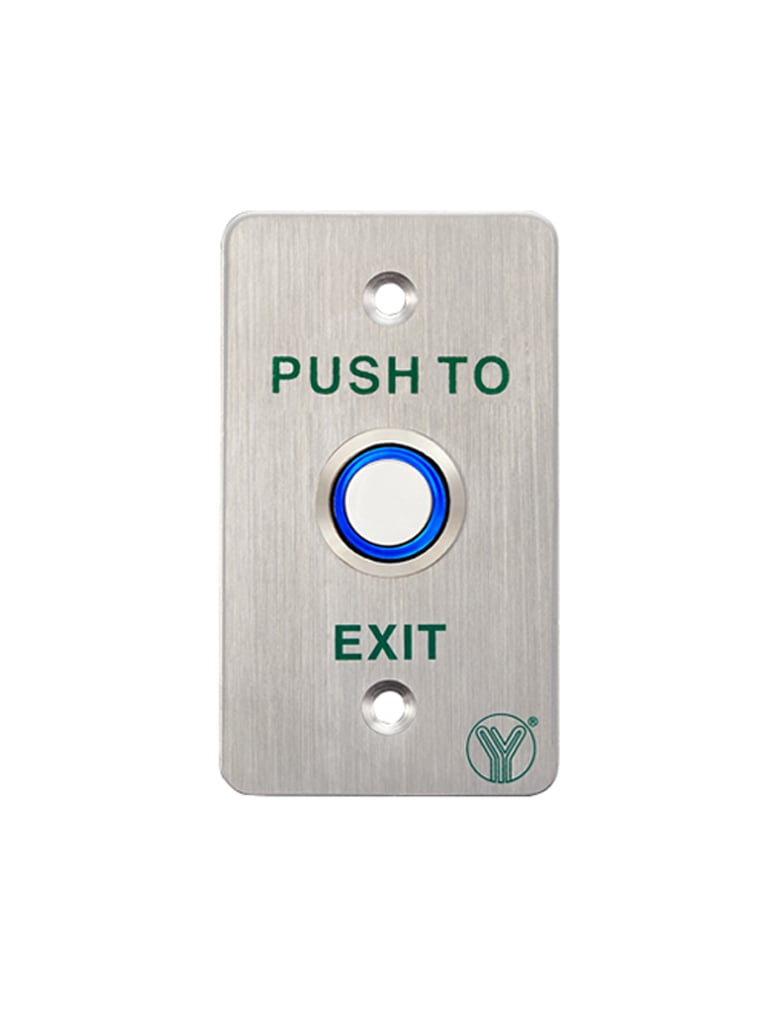 YLI PBK814BLED - Boton liberador de puerta de acero inoxidable