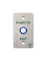 YLI PBK814BLED - Boton liberador de puerta de acero inoxidable