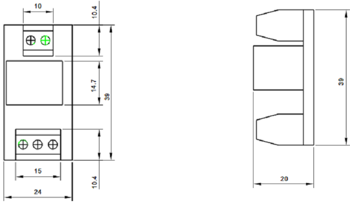 YLI PCB502 - Modulo de relevador externo / Para control