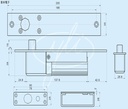 YLI YB300PACK - Paquete de cerradura de perno para control