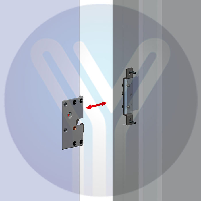 YLI YEH210 - Cerradura electrica de gancho / Para puerta