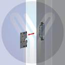 YLI YEH210 - Cerradura electrica de gancho / Para puerta
