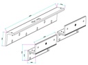 YLI YM180NDLEDPACK - Paquete de Cerradura Magnética doble con Led