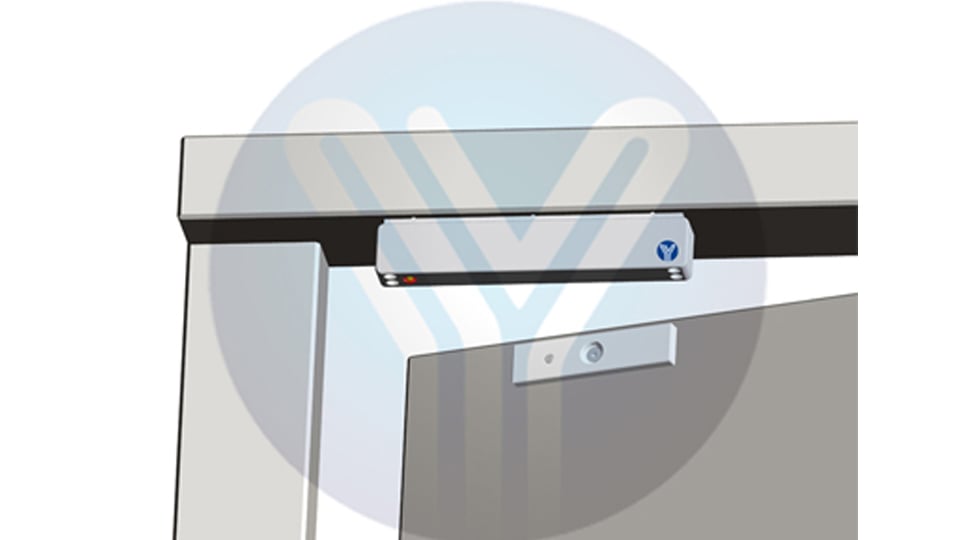 YLI YM280WSPAK - Paquete de Cerradura Magnética para exterior YM280WS