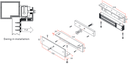 YLI YM350WSPAK - Paquete con chapa de 350 kg/800 Lb