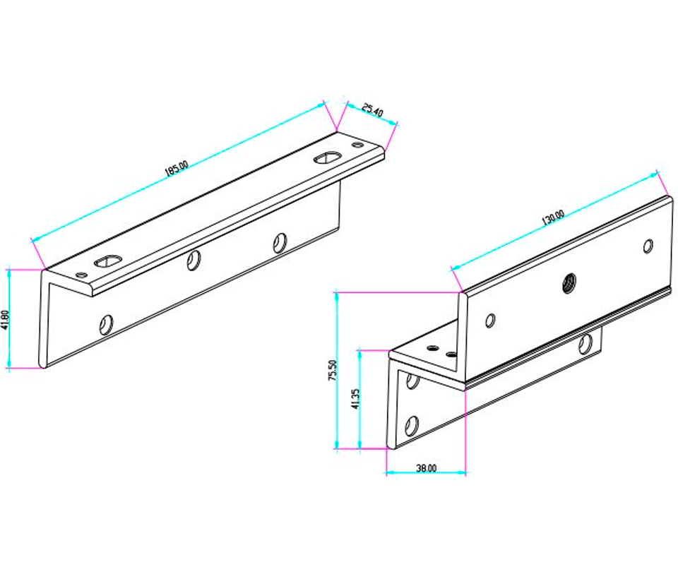 YLI YM500NWPACK - Paquete de Cerradura Magnética para exterior YM500NW