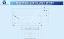 YLI YM60 - Cerradura Magnética para Control de Acceso /