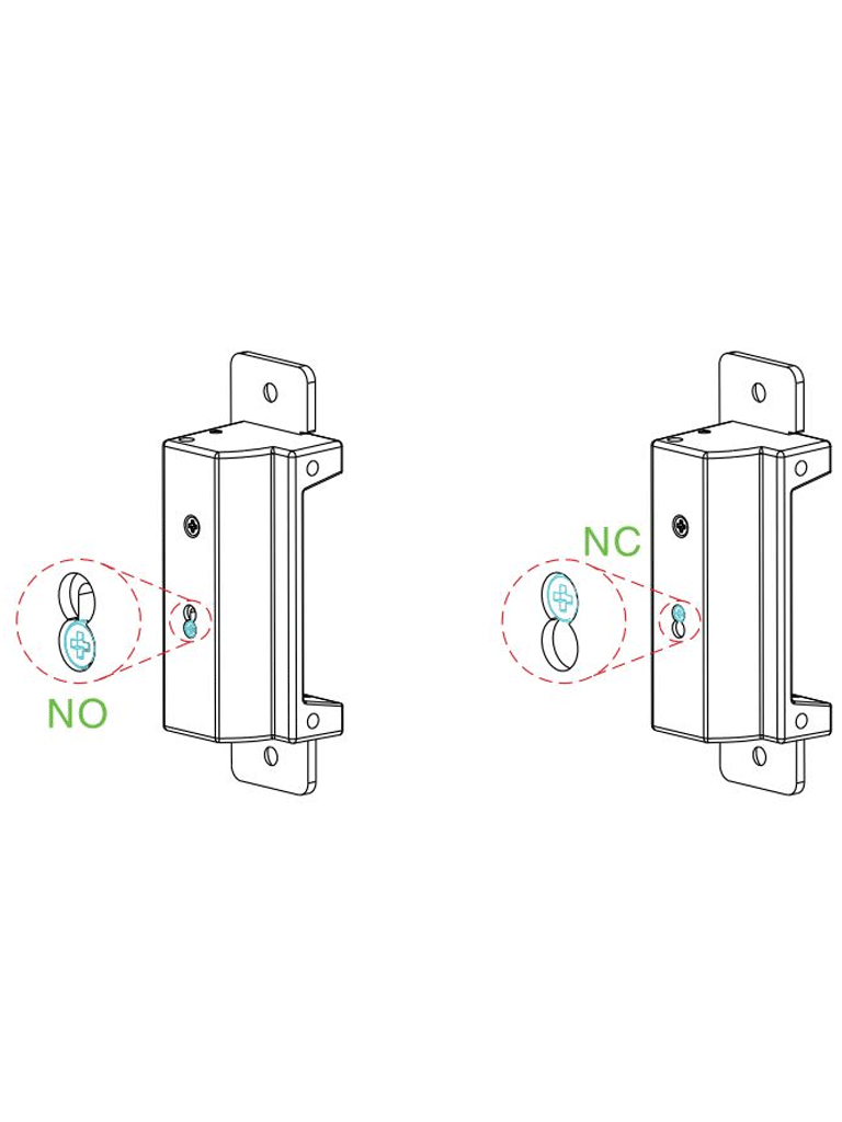 YLI YS138S - Cerradura eléctrica estándar americano / Con señal