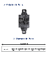YONUSA AP101 - Aislador de paso cuadrado para cercas electricas,