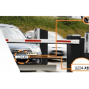 ZKTECO BL852Q38ALP - Cámara IP Bullet para reconocimiento de placas