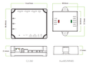 ZKTECO C2260B - Panel de Control de Acceso para 2