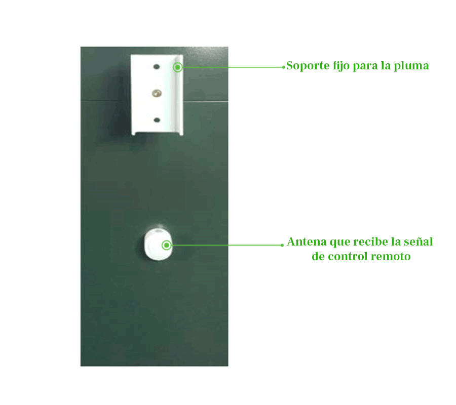 ZKTECO CMP200 - Barrera Vehicular de doble dirección Izq o
