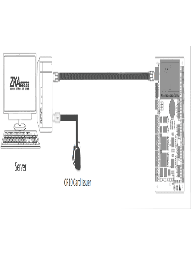 ZKTECO CR10MF - Enrolador  de Tarjetas Mifare 13.56 Mhz/