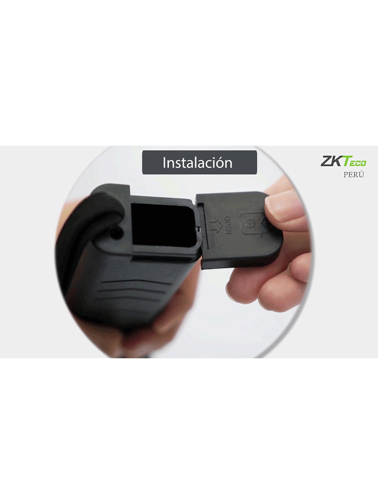 ZKTECO D100S - Detector de Metales Portátil / Batería de