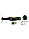 ZKTECO D180 - Detector de Metales Portátil / Alta Sensibilidad