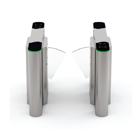 ZKTECO FBL6000PRO - Barrera Peatonal Bidireccional / Acero SUS304 /