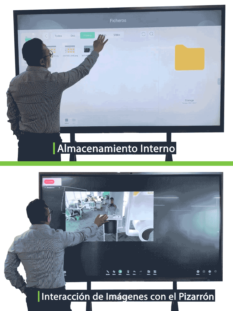 ZKTECO IWB65B - Pantalla Digital Interactiva / 65 pulgadas /