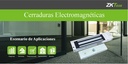 ZKTECO LM200LEDPAK - Paquete de contrachapa magnética con indicador LED