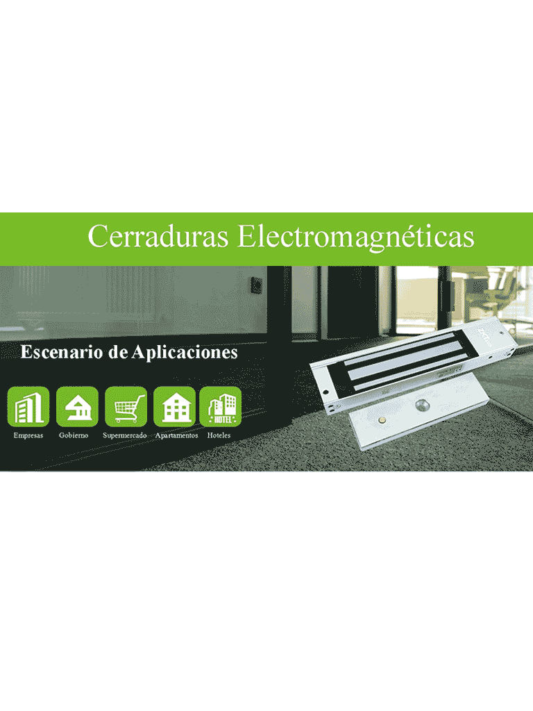 ZKTECO LM200LEDSU - Paquete de contrachapa magnética de 200 Kg