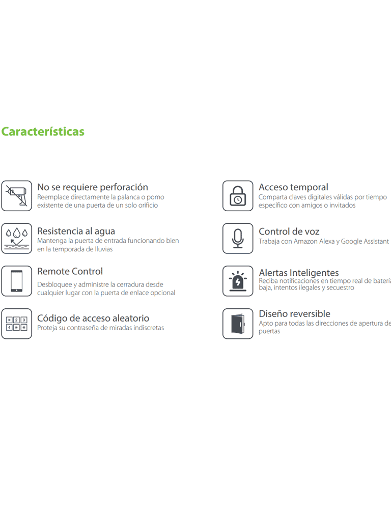 ZKTECO ML200 -  Cerradura inteligente con teclado/ Bluetooth /