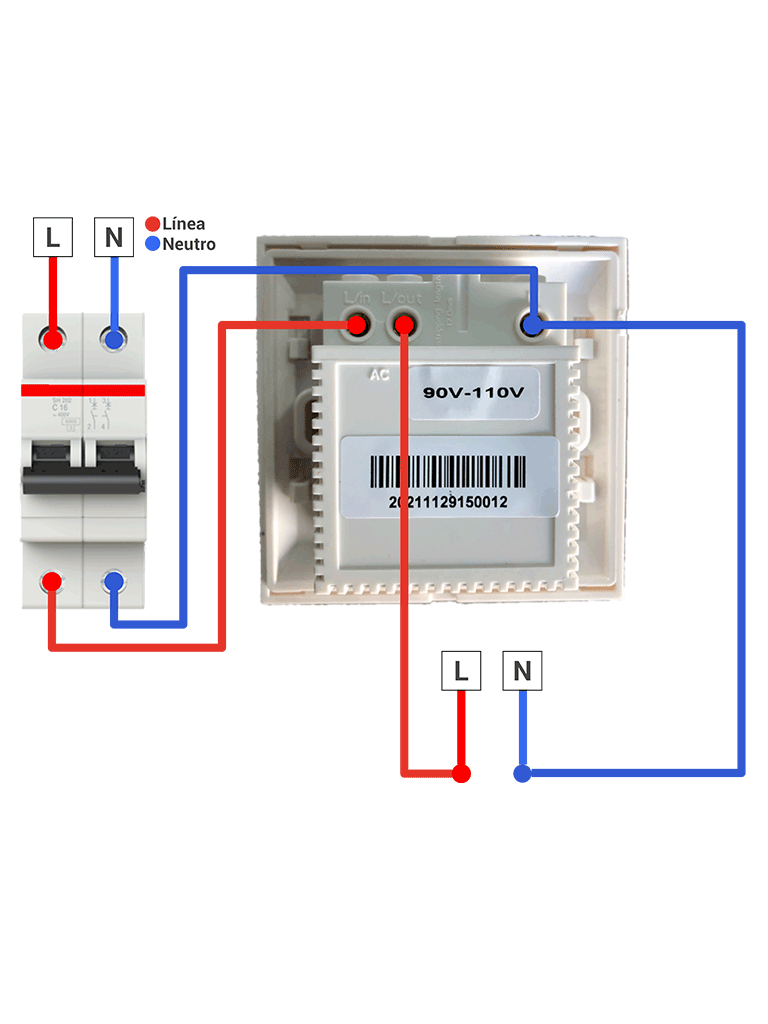 ZKTECO PSM - Modulo de Ahorro de Energía LED /