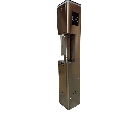 ZKTECO SBT2000S - Puerta de Cortesía Bidireccional de Alto Flujo