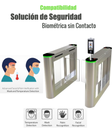 ZKTECO SBTL300 - Barrera Peatonal Bidireccional / Acero SUS304 /