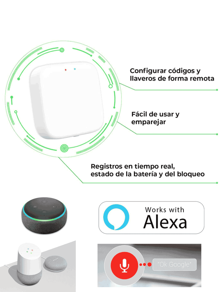 ZKTECO SLG200 - Módulo GATEWAY para cerraduras ML200 y ML300