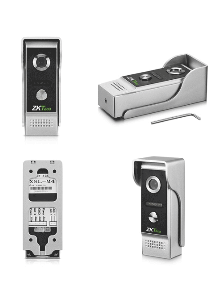 ZKTECO VDP03B3 Kit - Kit de Videoportero Analógico con 1