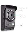 ZKTECO VDP04B4 Kit - Kit de Videoportero Analógico con 1